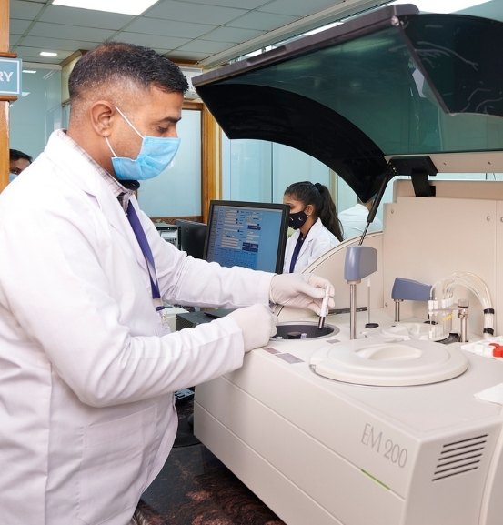 Pre-sea medical test lab