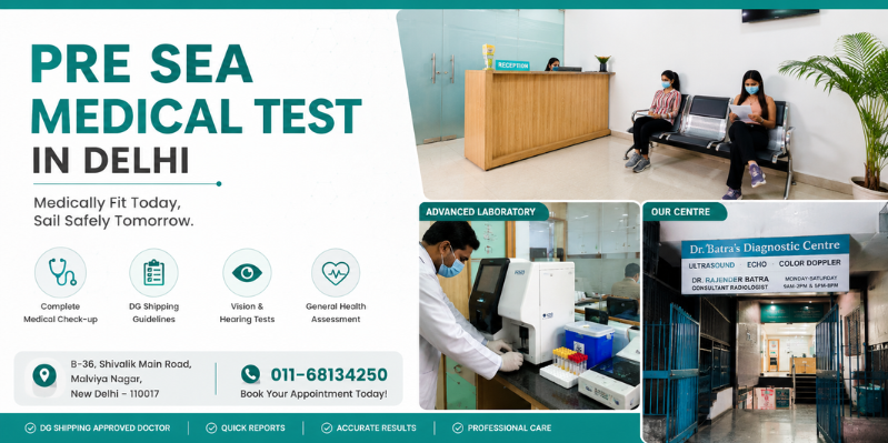 Pre Sea Medical Test in Delhi